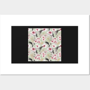 Sakura spring pattern Posters and Art